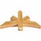 Ekena Millwork Alberta Rough Sawn Timber Gable Bracket, Western Red Cedar, 36"W x 21"H x 4"D x 4"F, 14/12 Pitch GBW036X21X0404ALB00RWR - alternate 4